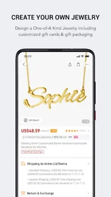 YFN-Personalize Jewelry Online android App screenshot 0