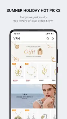 YFN-Personalize Jewelry Online android App screenshot 1